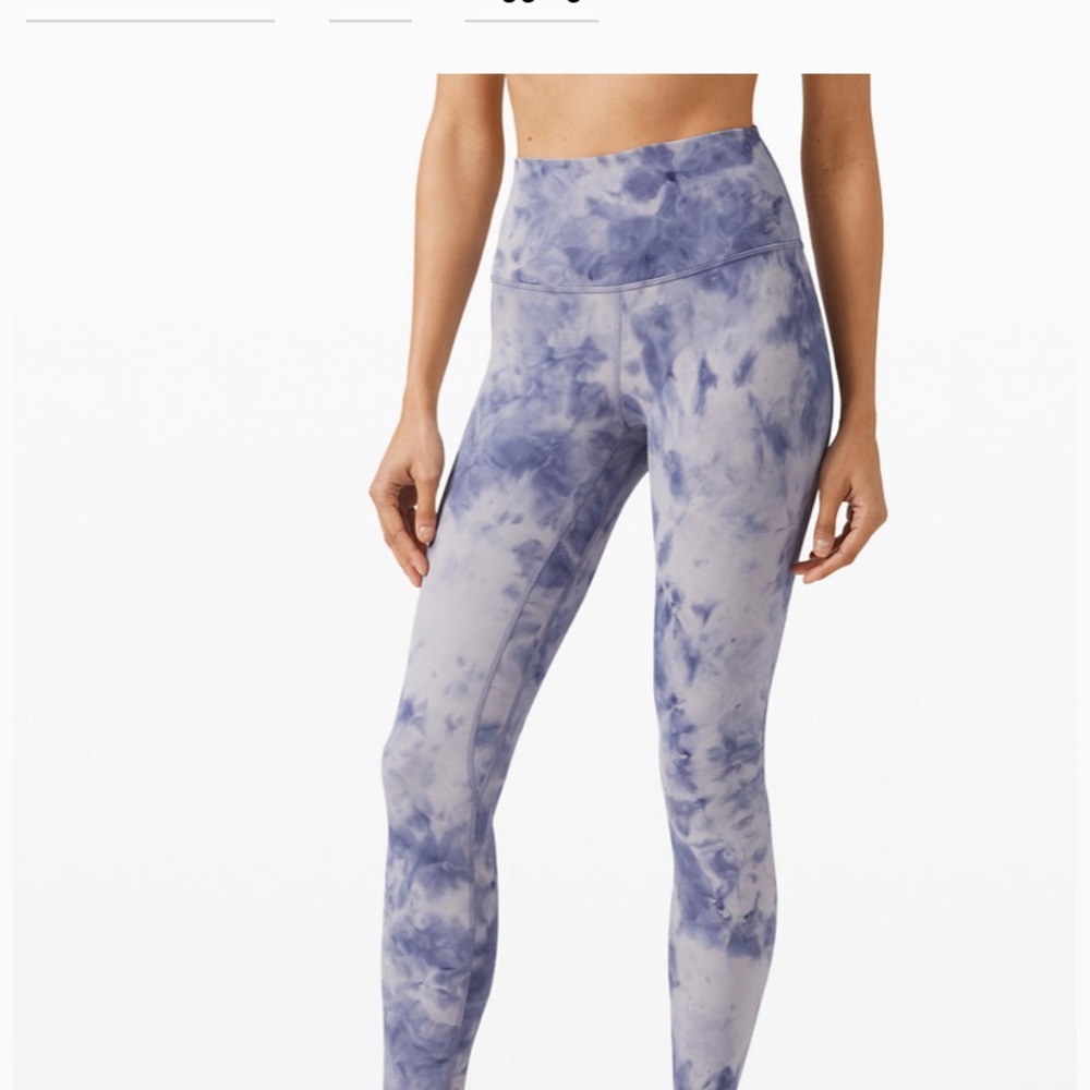 Tie dye lululemon leggings